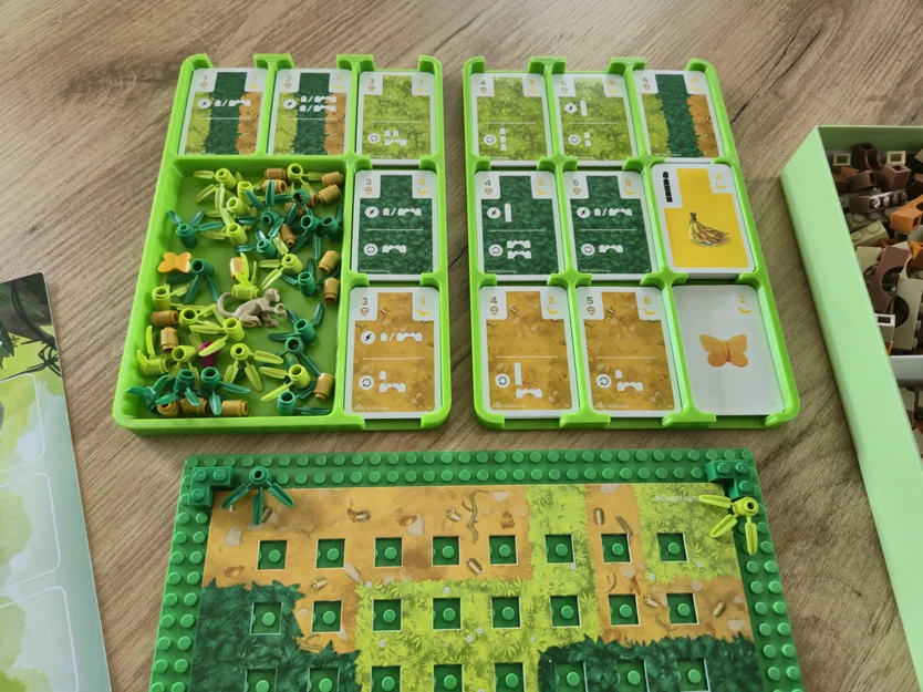 Khay đựng thẻ bài Monkey Palace cho máy Prusa, thiết kế thấp, dễ lấy thẻ - Image 1