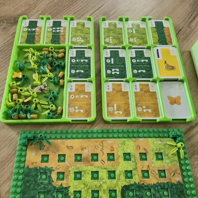 Khay đựng thẻ bài Monkey Palace cho máy Prusa, thiết kế thấp, dễ lấy thẻ