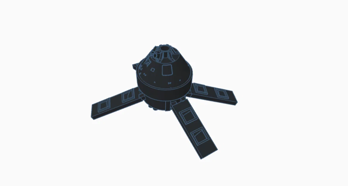 Mô hình 3D tàu vũ trụ ESA Orion chương trình Artemis chi tiết - Image 1