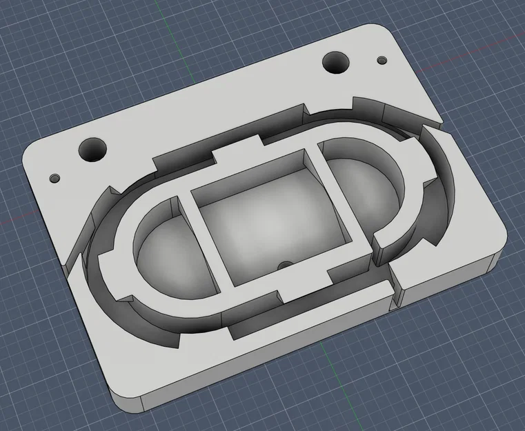 Giá treo tường cho FRITZ!Box 5530 – Tích hợp quản lý cáp - Image 1