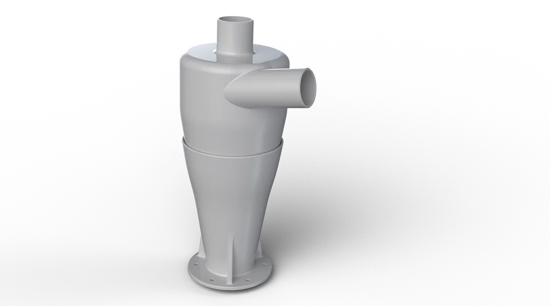 Bộ lọc bụi Cyclone hiệu suất cao thiết kế bằng Siemens NX - Image 1