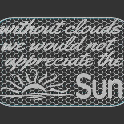 Bảng hiệu "Appreciate the Sun" - Trân trọng ánh mặt trời