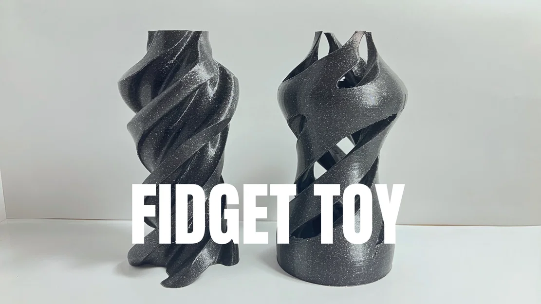 Mô hình đồ chơi giải trí xoắn ốc (Spiral Fidget Toy) in 3D - Image 1