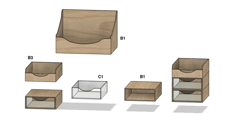 Khay đựng đồ đa năng ORGANIZZATORE GT563 thiết kế thông minh - Image 4