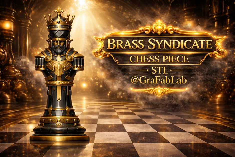 Brass Syndicate "King" - Quân cờ vua - Image 1