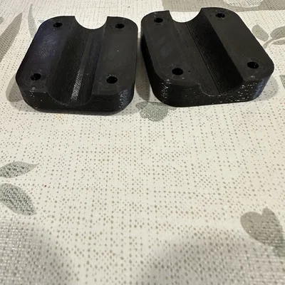 Ngàm kẹp thanh phụ kiện 16mm cho Garmin Zumo XT in 3D