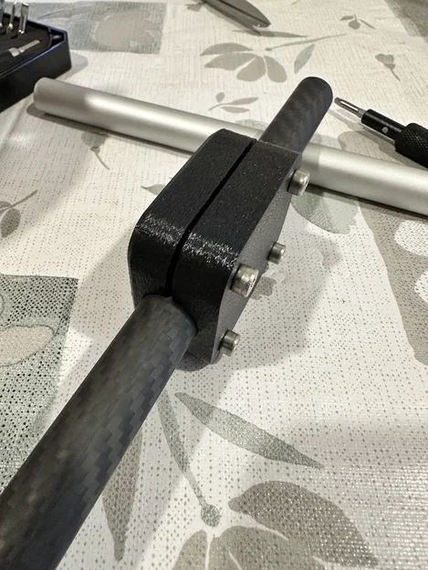 Ngàm kẹp thanh phụ kiện 16mm cho Garmin Zumo XT in 3D - Image 2