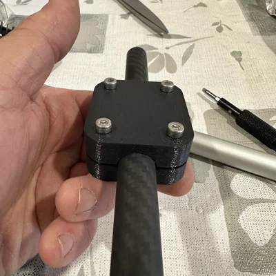 Ngàm kẹp thanh phụ kiện 16mm cho Garmin Zumo XT in 3D