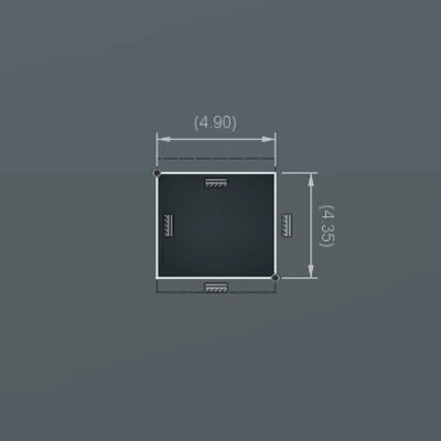 Móc cài lắp ráp tương thích với bảng treo tường IKEA Skådis