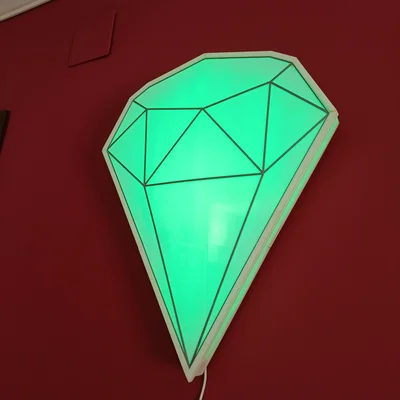 Đèn treo tường hình kim cương (Diamond wall lamp)