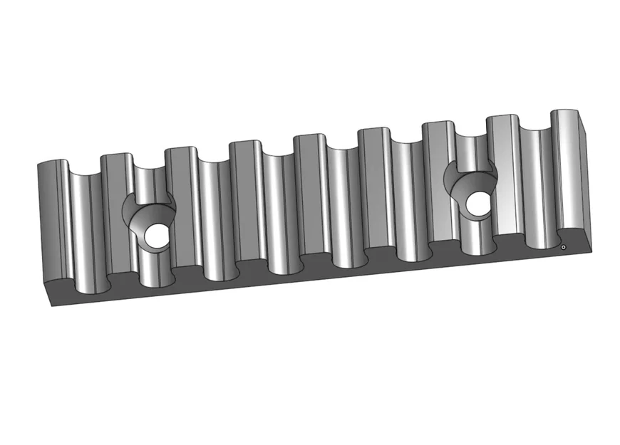 Giá treo tường cố định 8 dây cáp PV (PV Kabel Halterung) - Image 1