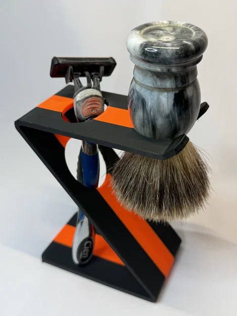 Giá đỡ dao cạo và cọ cạo râu - Thiết kế 3D hiện đại gọn gàng - Image 1