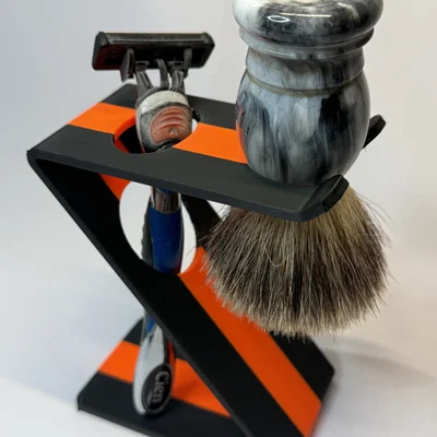Giá đỡ dao cạo và cọ cạo râu - Thiết kế 3D hiện đại gọn gàng