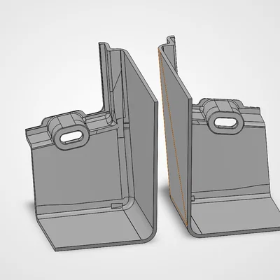 Nắp đậy giá đỡ ghế 3D cho Volvo 940/740 - Phụ tùng phục dựng