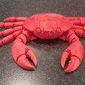 Mô hình cua khớp nối linh hoạt in liền khối (Articulated Crab Fidget Toy) - Thumbnail 2