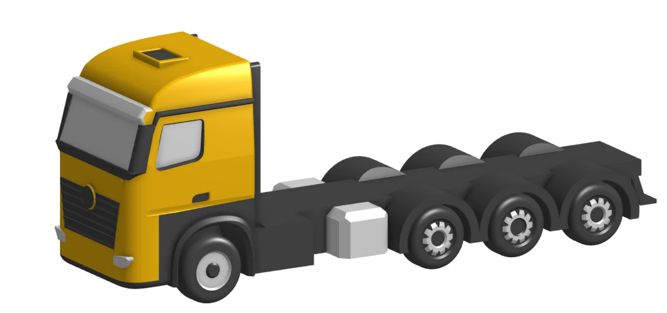 Mô hình khung gầm xe tải (CHASSIS TRUCK MODEL) - Image 1