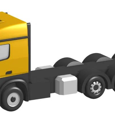 Mô hình khung gầm xe tải (CHASSIS TRUCK MODEL)