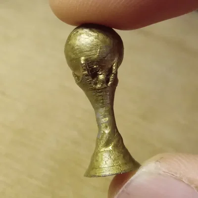 Mô hình cúp vô địch bóng đá thế giới cho minifigure