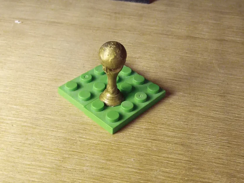Mô hình cúp vô địch bóng đá thế giới cho minifigure - Image 2