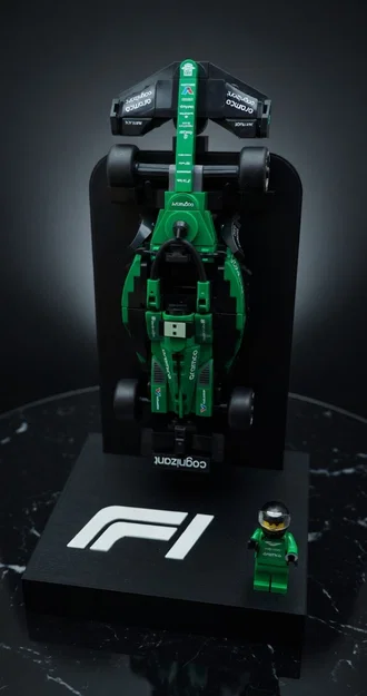 Giá treo tường & trưng bày đứng LEGO Speed Champions F1 với đế logo - Image 1