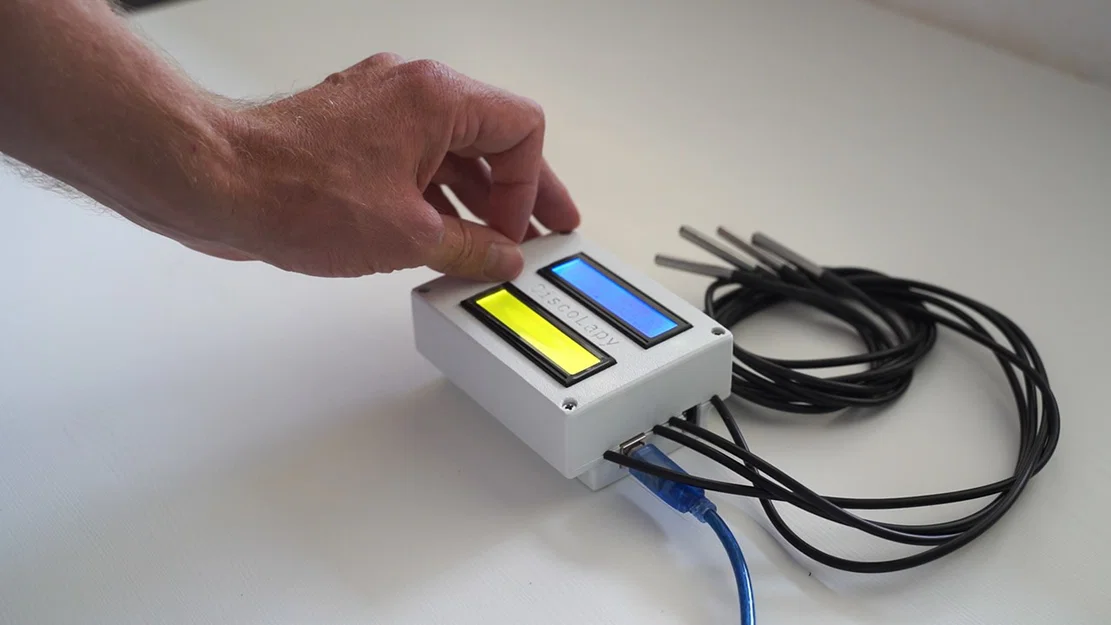 Vỏ hộp cho bộ ghi dữ liệu nhiệt độ 4 kênh (DiscoLapy TDL V.1) - Image 1