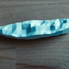 Mô hình cá mòi (Sardine) phong cách Low-poly in 3D độc đáo