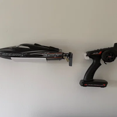 Giá treo tường 3D cho tàu RC Joysway Super Mono X V2 và tay cầm