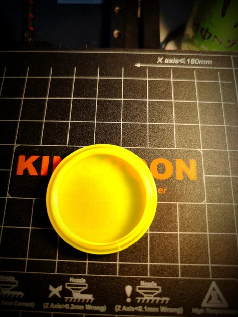 Nắp lon 500ml 3 vòng đệm kín khít (dùng nhựa PLA/PETG) - Image 2