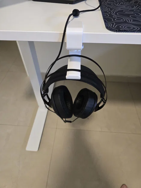 Giá Treo Tai Nghe - Gắn Gầm Bàn Kèm Ốc Kẹp (Dành cho bàn 20mm) - Image 2