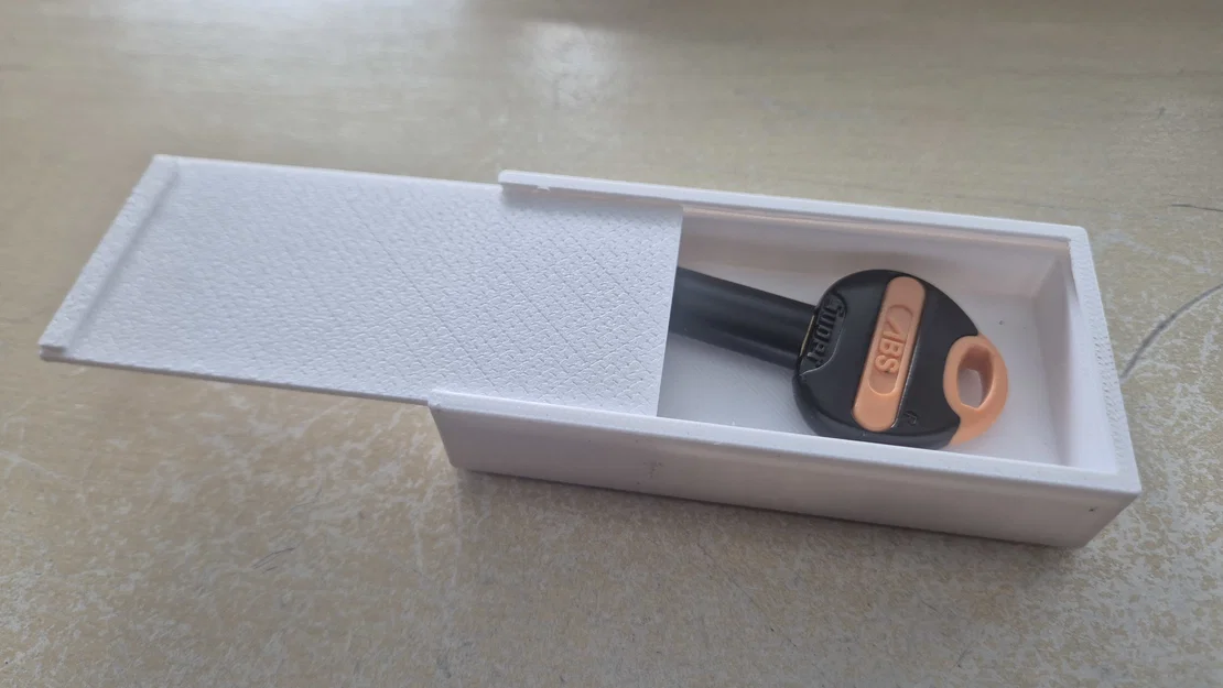 Hộp đựng chìa khóa nắp trượt nhỏ gọn - Mẫu in 3D tiện lợi - Image 1