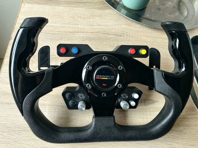 Tự chế Button Plate cho tay lái SIM RACING - Image 1