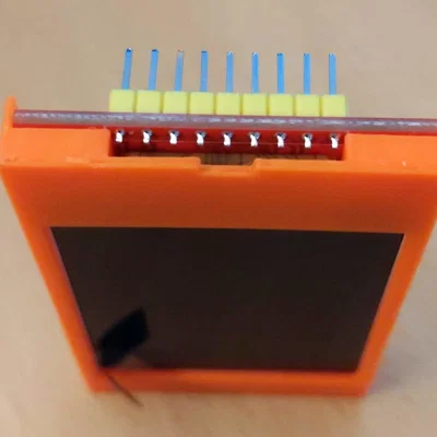 Giá đỡ màn hình LCD cho case Raspberry Pi gắn DIN rail