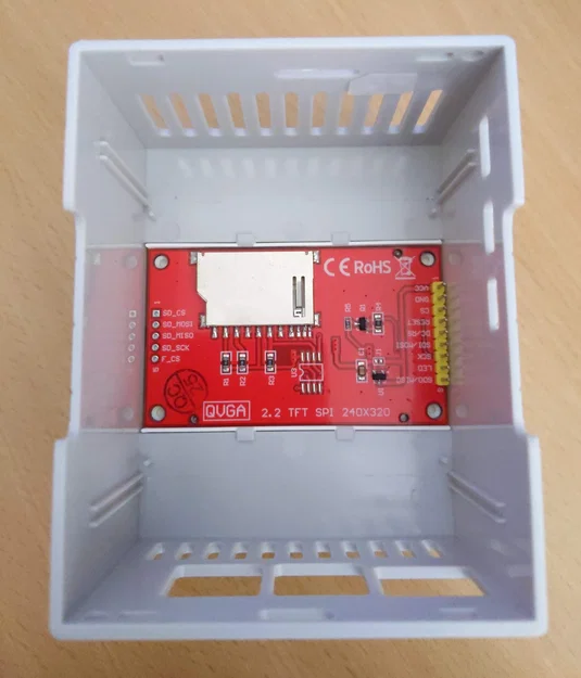 Giá đỡ màn hình LCD cho case Raspberry Pi gắn DIN rail - Image 6