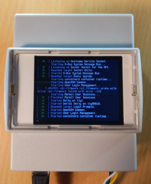 Giá đỡ màn hình LCD cho case Raspberry Pi gắn DIN rail - Image 7