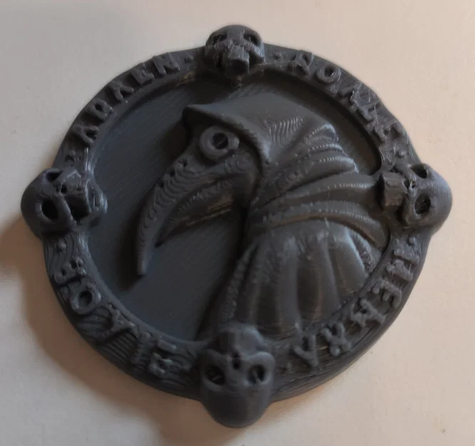 Mô hình Plague Token 3D cho Board Game Karak 2 (Sắc nét, Bền bỉ) - Image 1