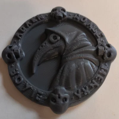 Mô hình Plague Token 3D cho Board Game Karak 2 (Sắc nét, Bền bỉ)