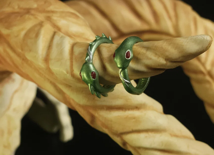 Mô hình Nhẫn Rắn (Snake Ring) - Phụ kiện cosplay Silent trong Slay the Spire - Image 1