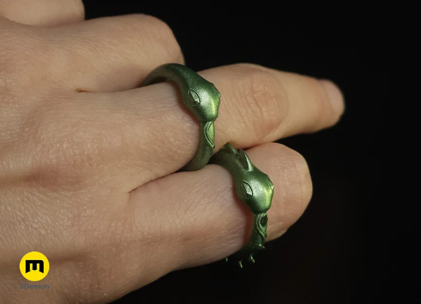 Mô hình Nhẫn Rắn (Snake Ring) - Phụ kiện cosplay Silent trong Slay the Spire - Image 2