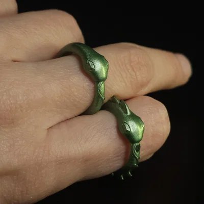 Mô hình Nhẫn Rắn (Snake Ring) - Phụ kiện cosplay Silent trong Slay the Spire