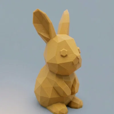 Low Poly BunnyBunny: Chú Thỏ Phục Sinh