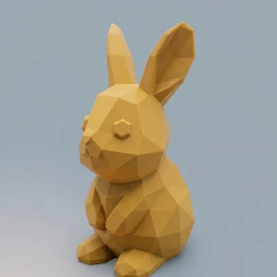 Low Poly BunnyBunny: Chú Thỏ Phục Sinh
