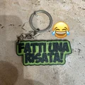 Móc khóa in 3D thông điệp vui nhộn Fatti una risata - Thumbnail 1