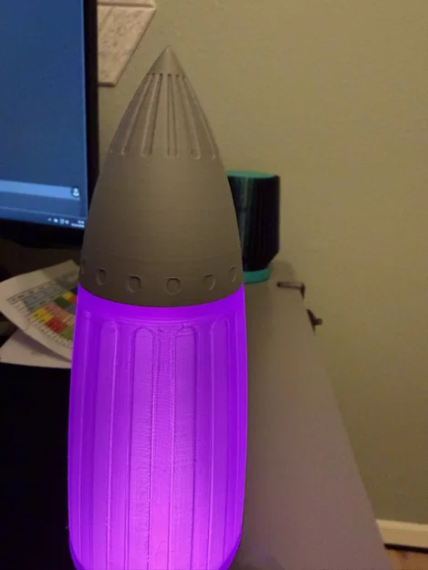 Đèn LED hình tên lửa (Rocket LED Lamp) - Image 3