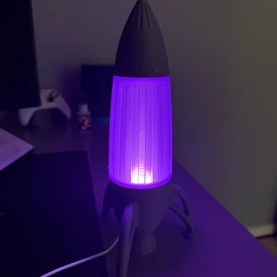 Đèn LED hình tên lửa (Rocket LED Lamp)