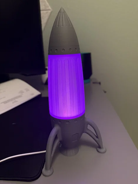 Đèn LED hình tên lửa (Rocket LED Lamp) - Image 7