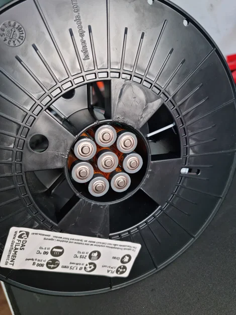 Bộ gia trọng cuộn nhựa - Dạng viên đạn cho pin AA - Image 1