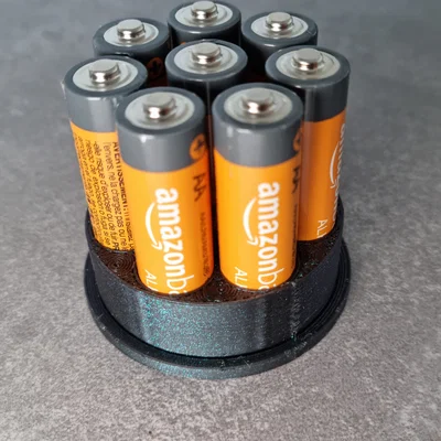 Bộ gia trọng cuộn nhựa - Dạng viên đạn cho pin AA