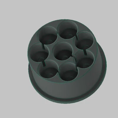 Viên đạn cân bằng spool - thiết kế lắp áp lực (Batterry bullet)