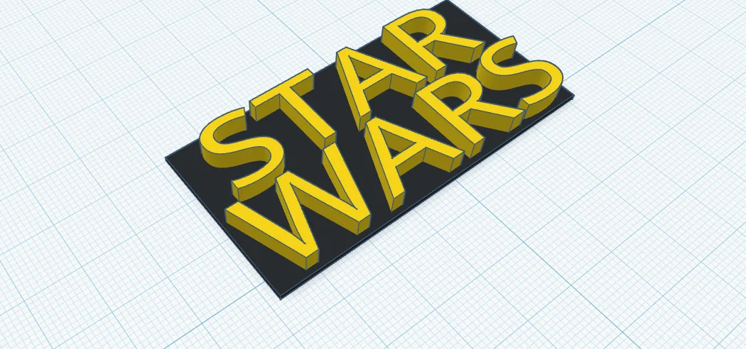 Mô hình logo Star Wars trang trí 3D tinh tế cho fan hâm mộ - Image 1