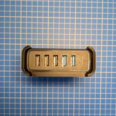 Giá treo bộ sạc USB dưới gầm bàn tiện lợi cho mọi không gian làm việc